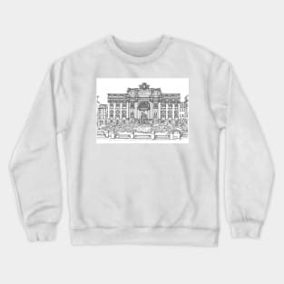 Trevi Fountain Crewneck Sweatshirt